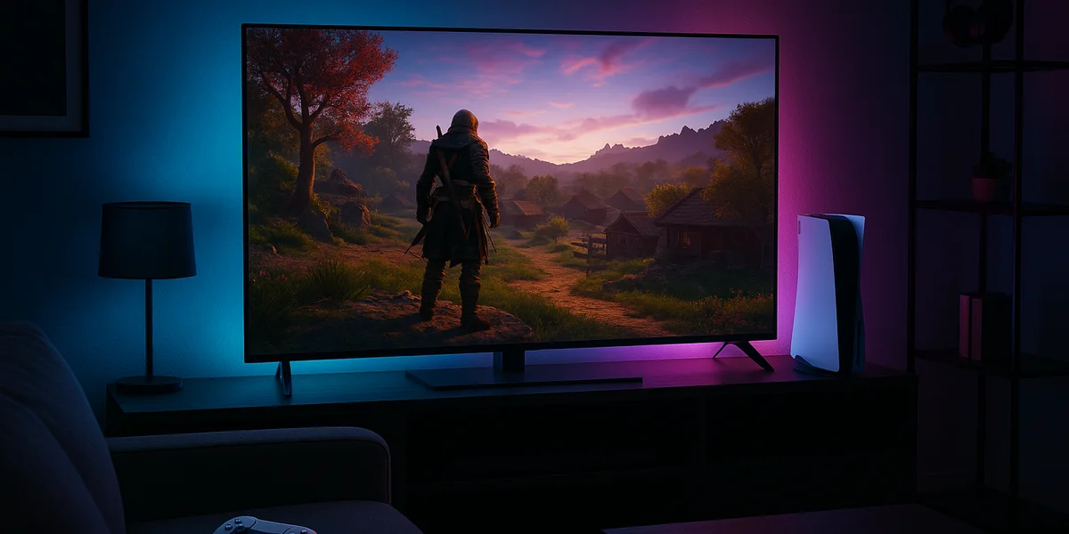 Televizor 4K pentru gaming cu PS5 si Xbox - HDMI 2.1 si 120Hz in actiune